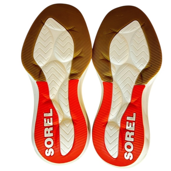 Sorel Explorer Defy Mid Sneaker High Top Tan with White Outsole Women's 9.5 - Picture 8 of 12